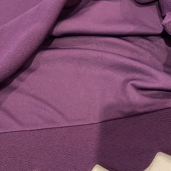 Mi Ami Ladies Dress XS Scollop Bottom Purple - Picture 10 of 10